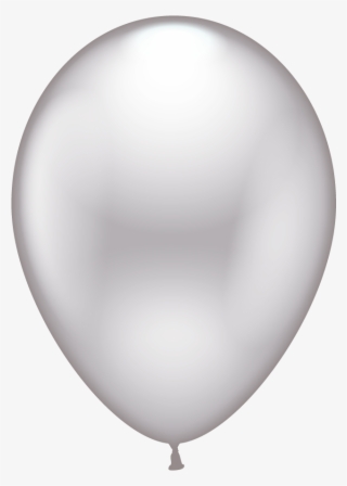 Metallic White Balloons #7629037