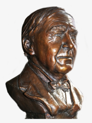 Edison-head - Bronze Sculpture #7629080