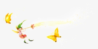 Fairytale Butterfly Fairy Pattern Design - Illustration #7629157