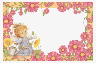 Free Png Best Stock Photos Cute Little Angel With Flowers - Cute Angel Frames Png #7629756