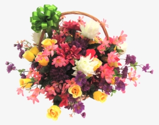 Arreglo De Flores En Canasta - Bouquet #7630111