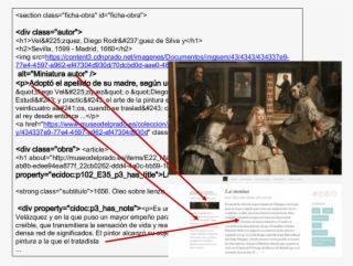 Metadata And Web Visualization - Velazquez Las Meninas #7631569