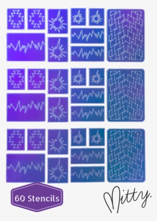 Nail Art Vinyl Stencil - Tile #7632266