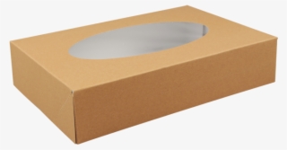 Biodore® Catering Box, Kraft And Pla, 360x250x80mm, - Plywood #7632818