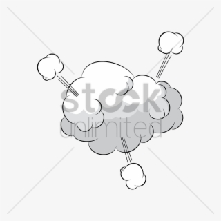 Comic Cloud V矢量图形 - Illustration #7634427