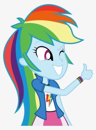 Comments - Equestria Girls Rainbow Dash Happy #7634791