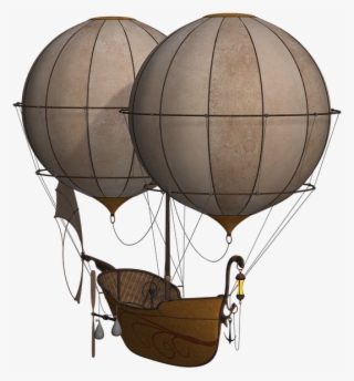 Hot Air Balloon, Aircraft, Balloon, Airship, Float - Montgolfière Steampunk #7635387