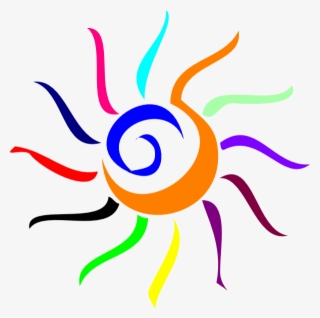 Colorful Sun Clip Art - Sun Colorful #7635549