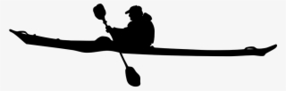 Kayak Clipart Shadow - Kayaking Clipart Png #7636137