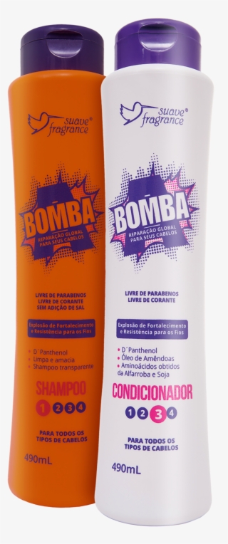 Kit Shampoo Condicionador Bomba A - Shampoo E Condicionador Png #7636140