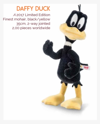 This Year, Steiff Returns With Two More Classic Looney - Steiff Daffy Duck #7636406