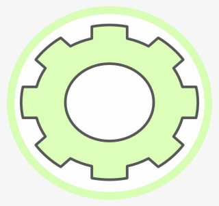 How To Set Use Cog Green Gear Svg Vector #7636452