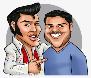 Two Caricatures Digital - Cartoon #7636614