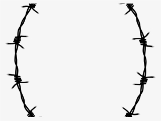Original - Circle Barbed Wire Drawing #7637186