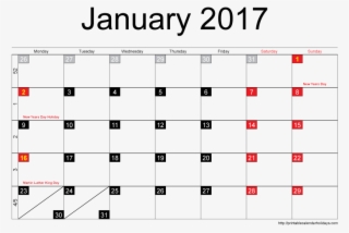 Blank Printable January 2017 Calendar - Moon Phases Calendar December 2018 #7637225