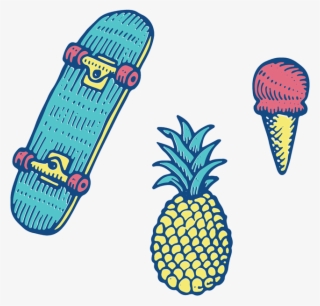 Beach Icons On Behance - Seedless Fruit #7637346