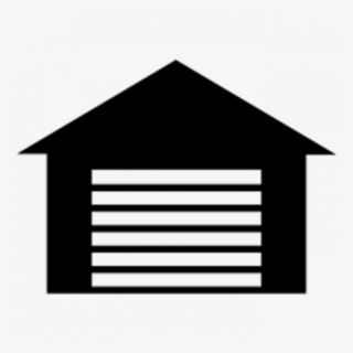 Garage Door Icon Images - Warehouse Black Png #7637703
