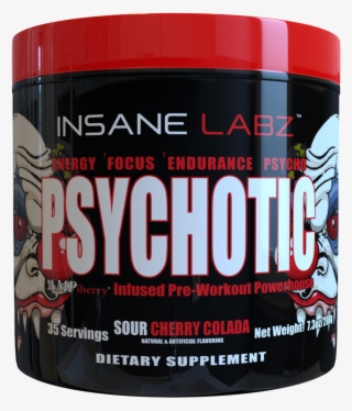 Buy Insane Labz Psychotic Pre Workout 35 Servings Cotton - Bodybuilding Supplement #7638795