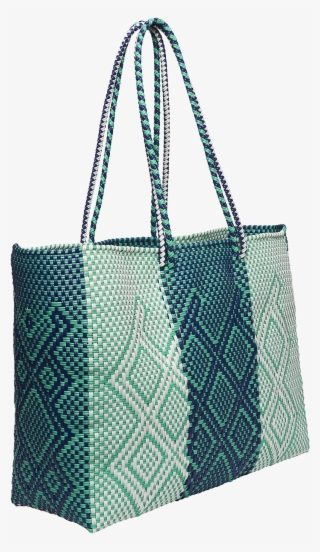 La Paz Mexican Woven Beach Bag - Tote Bag #7638953