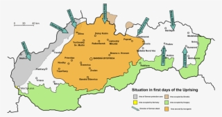 1024px-map Snp1 En - Liberation Of Czechoslovakia Map #7639314