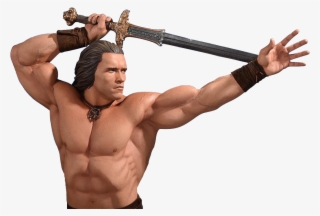Pop Culture Shock Conan The Barbarian Statue Toyslife - Conan The Barbarian Sword Pose #7639521