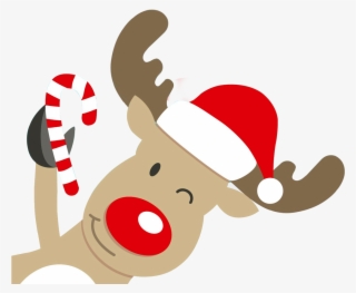 Cartoon Christmas Reindeer Png #7639561