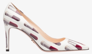 Patent Leather Pumps With Lipstick Print - Prada Lipstick Shoes #7640035