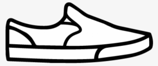 Flat Shoes Clipart Vector Png Front - Shoes Clipart Black And White Transparent #7640637