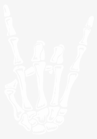 Rock N Roll Skeleton Hand #7640921