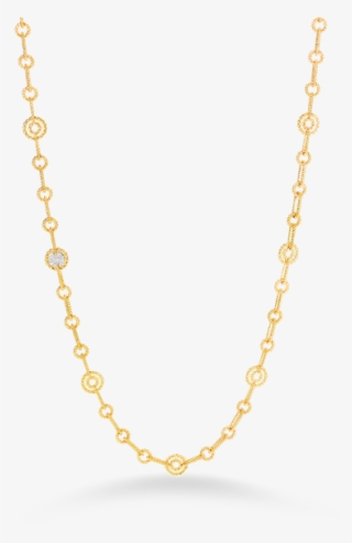 Roberto Coin Necklace With 10 Round Stations And 1 - Chain #7641035