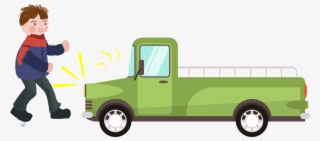 Cartoon Illustration Boy Traffic Accident Png And Psd - Cartoon #7642826