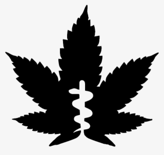 Medical Marijuana Stencil Image - Free Marijuana Leaf Svg #7642945