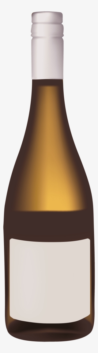 Gold Wine Bottle - Wine Bottle Clipart Png #7643142