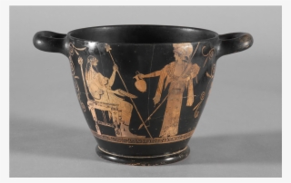 Zeus In Trono E Atena - Ceramic #7643351