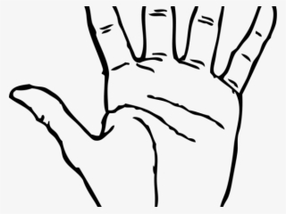 Hand Clipart Outline - Clip Art Hand Png #7643447