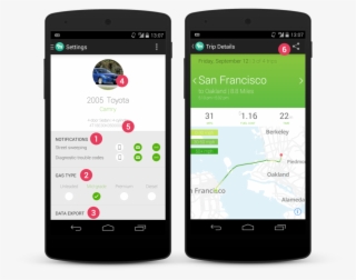 Settings & Sharing Update On Android - Metromile Score Driving App #7644598