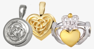 Celtic - 14k Gold Ring Urn #7645149