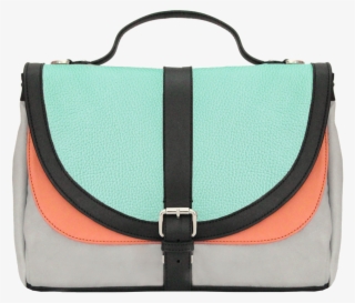 Schultertasche Leder Mintgrün Multicolor Grau Rot Schwarz - Messenger Bag #7645221