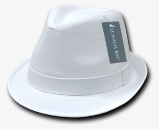 Lunada Bay Sweatband Basic Poly Woven Fedora Hat - Fedora #7646060