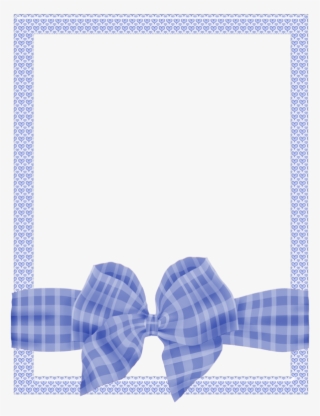 B *✿*baby Makes - Blue Bow Tie Border #7646264