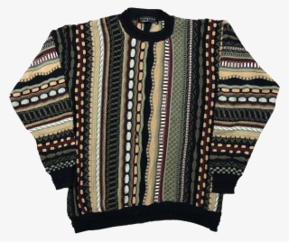 Vintage 90s Ugly Knit Sweater Multi Size Medium - Cardigan #7647628