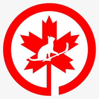 Meow - Logo Has A Red Leaf #7647883