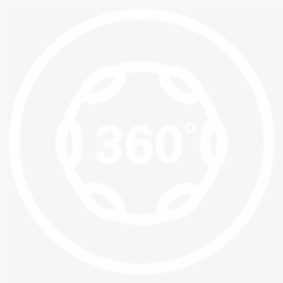 360 Video Icon White - Circle #7648118