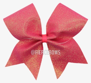 Glitter Cheer Bow - Leather #7648159