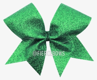 Kelly Emerald Green Glitter Cheer Bow Fierce Bows - Cheerleading #7648299