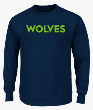 Minnesota Timberwolves Big & Tall Poly Fleece Crew - Shirt #7648491