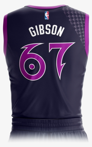 Minnesota Timberwolves City Edition Jersey Back - Timberwolves City Lights Jersey #7648520