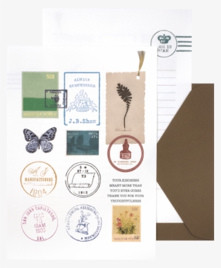 Stamp Letter - Moths And Butterflies #7648766
