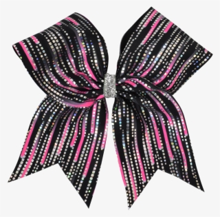 Pink Cascade I Love Cheer® Hair Bow - Pattern #7649302
