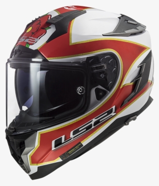 Challenger Hpfc Foggy Tt White Red - Ls2 Challenger #7649304